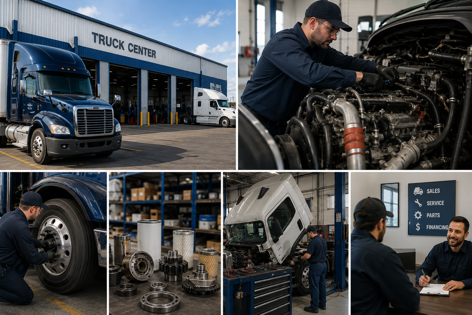 Sufi Truck Center truck service, parts, and financing support